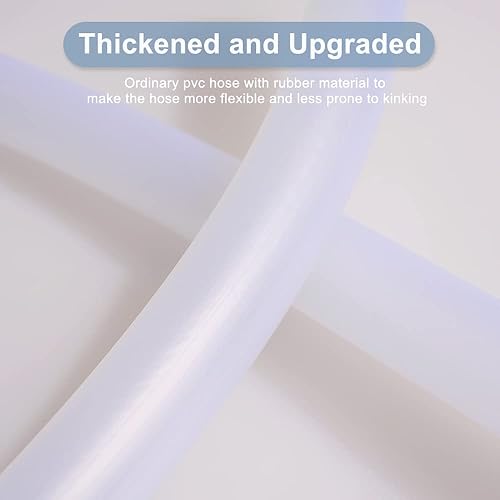 Miniatura 3 de Feelers Tubo de látex de silicona flexible, diámetro interior de 14 de pulgada  38 pulgadas de diámetro exterior altamente elástico, tubo de vinilo