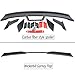 NEESPOC Rear Trunk Spoiler Wing Fit for Ford Mustang EcoBoost/Dark Horse/GT/ S650 2024 2025 Performance Spoiler + Gurney Flap Wicker Bill Exterior Accessories (Carbon Fiber Style)