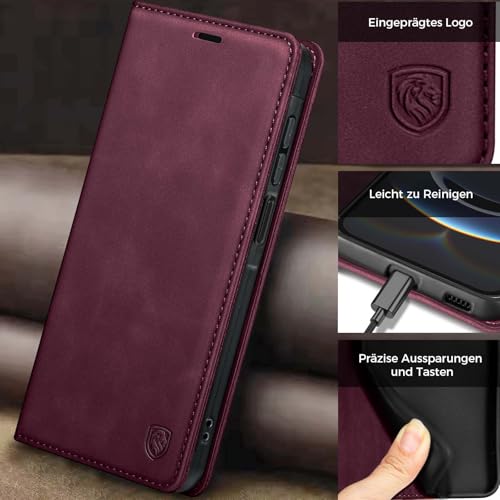 Coque iPhone 16e étui flip case chic en cuir premium anti-rayures