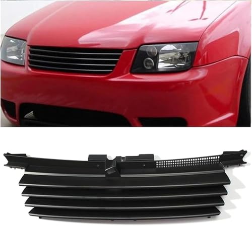 Calandre double pont pour Jetta Bora MK4 1999-2004 noire - 6