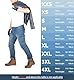 oFzimTo Motorradhose Herren mit Protektoren, Motorrad Jeans Herren, Klassisch Motorrad Hosen Herren, für Winter und Sommer Geeignet (Blue,XXL)