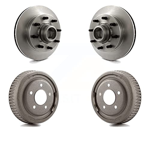 Front Rear Disc Brake Rotors Drums Kit For Chevrolet Tahoe C1500 Suburban GMC Yukon K8-102188