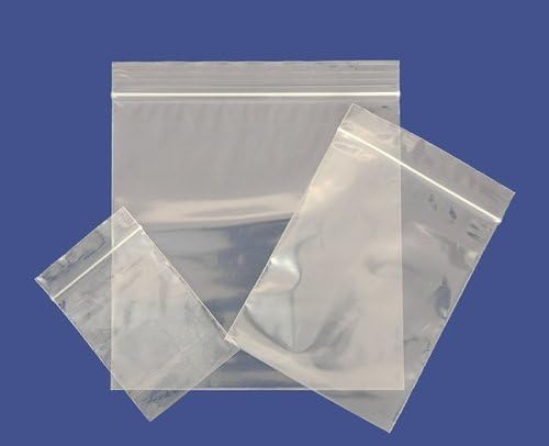 100 Grip Seal Bags 5 x 7.5 Inch 200g Strong Reusable Zip Lock