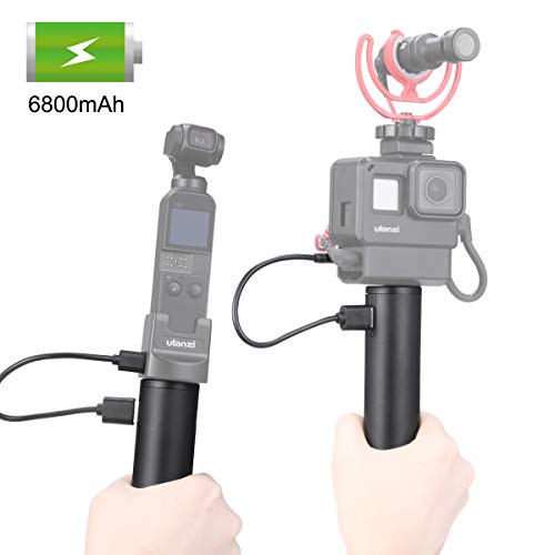 Osmo Pocket Battery Hand Grip Monopod Camera Vlog Handle 6800mAh Rechargeable PowerStick Compatible