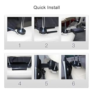 Monitor Poggiatesta per Auto (10,1 Pollici), Lettore MP5 per Auto (1080P), Touch Screen HD - Sottile (9 Mm), Facile da Installare, Fluido/Senza Ritardi, USB/TF/HDMI,1PCS