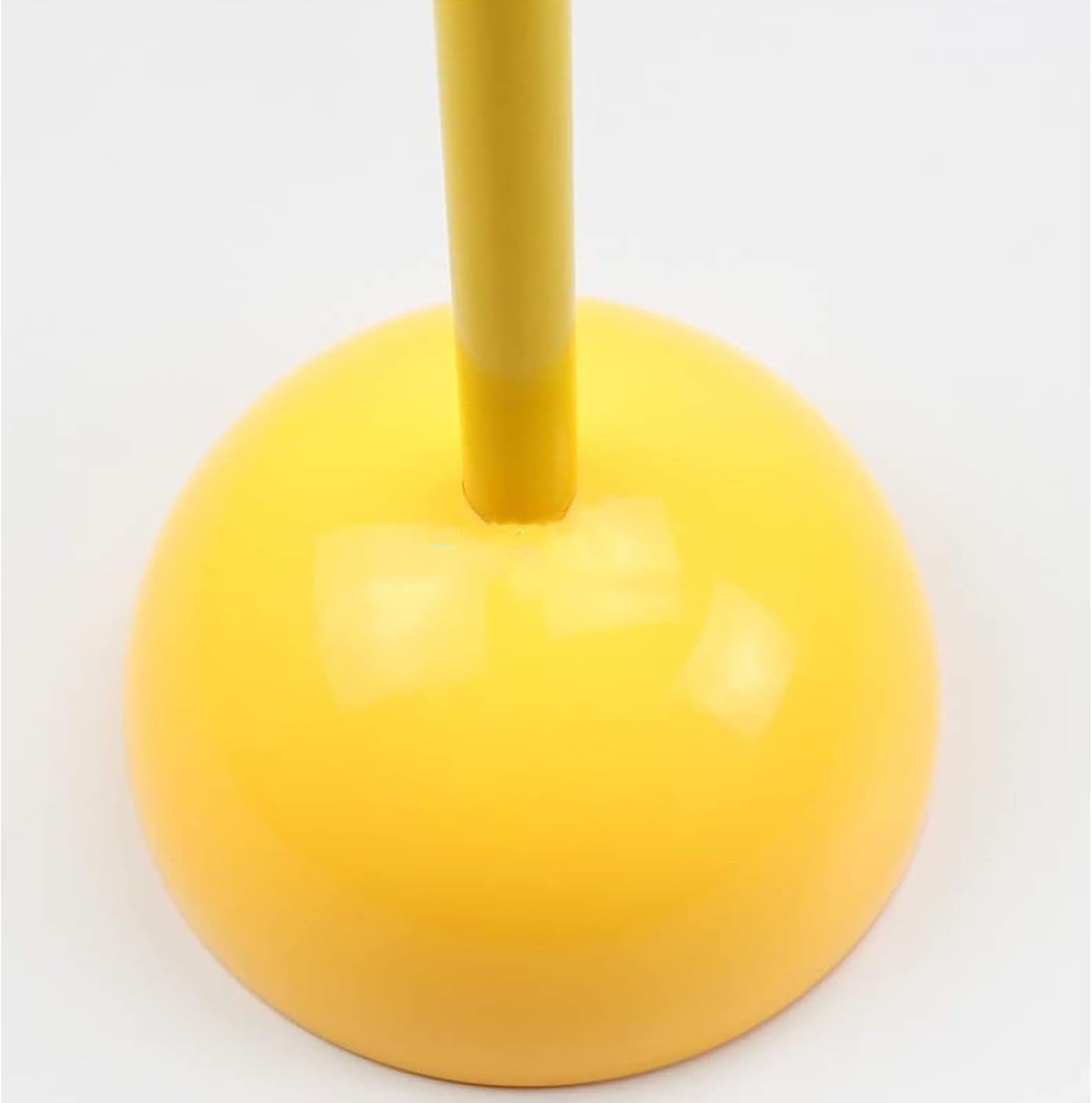 Soccer Agility Training Poles Football Sign Pole Water Injection Obstacle Marker Rod for Athletics Bounce Dribbling and Coordination 6pcs,Yellow,1.5m