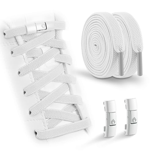 YLOKO No Tie Shoelaces, Elastic Shoe Laces for Adults Kids Sneakers