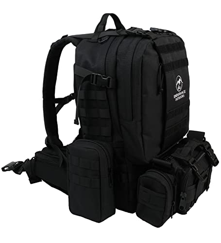 Endurance Outdoors Heavy Duty Tactical Backpack, Molle Design, Edc Bugout Bag For Camping, Hiking, Hunting, Army Style Go Bag #TOP24