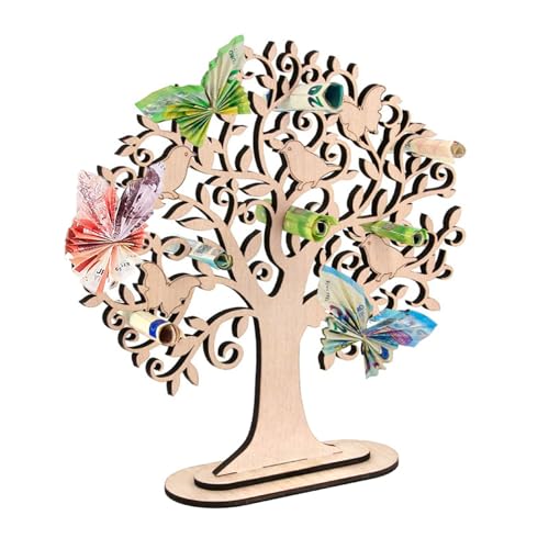 Geldgeschenk Hochzeit Holz Geldbaum Geldgeschenke Geburtstag Hochzeitsgeschenke für Brautpaar Geld...
