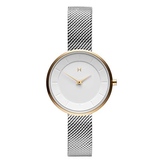MVMT MOD M4 FB01-SG - Reloj de pulsera para mujer (acero inoxidable)