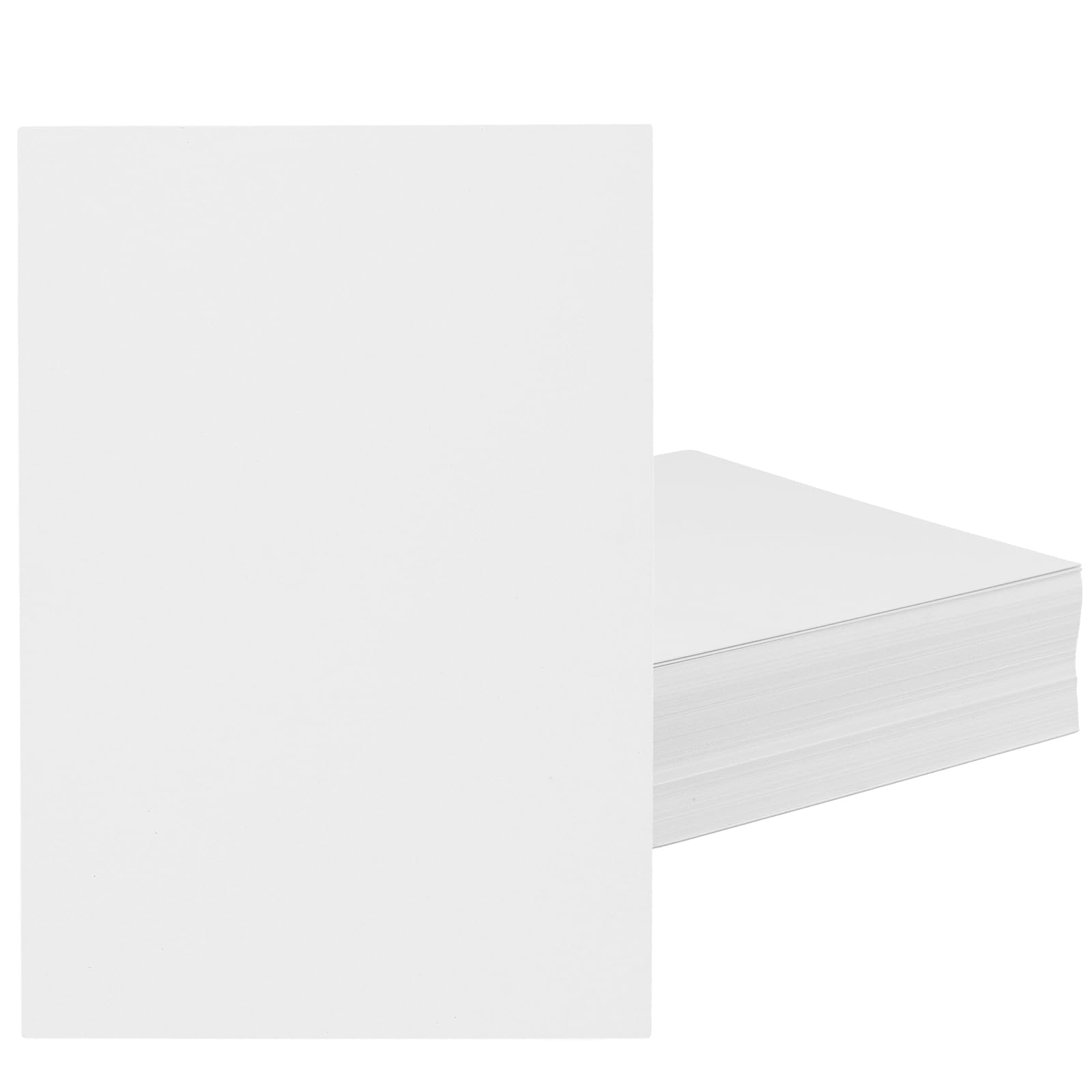 SOUJAP A5 Cardstock, 300gsm White Card Paper, 148 x 210 mm, 500 Sheets for Printing and Craft