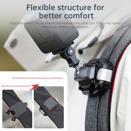 Image of FALCAM F38 Backpack Camera Clip V2 Solo (Clip Only) - F38B3802