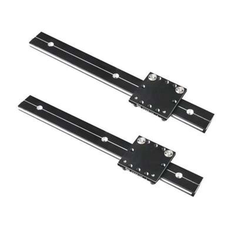 1 Guida lineare a rulli OSGR10 300 400 500 600 700 800 900 1000 1100 mm + 1 Carrello Scorrevole con Blocco Ruota OSGB10 for Stampante 3D(1pc OSGB10-4UU,500mm)
