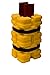 Sentry Protection Products CS-FIT-M-Y FIT Column Protector, Medium, Yellow