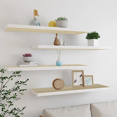 Étagère murale flottante pour sublimer votre salon moderne - 2