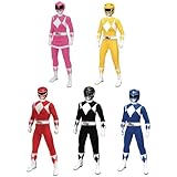 Mezco Toys Mighty Morphin Power Rangers フィギュア 1/12 ファンタスティックフォーデラックススチールボックスセット 16-17cm
