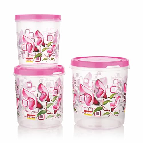 Image of Aristo Store Queen777 Plastic Storage Container-4700 Ml (19.5(D) X 21.6Cm) - Multicolor