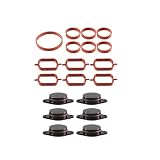 Kit Rimozione Valvola EGR Per BMW M47 M57 E39 E87 E90 E60 6 Cilindri Pezzi Swirl Flap Blanks Riparazione Elimina Kit 22mm/33mm Con Guarnizione Collettore Di Aspirazione EGR Modulo(22MM)