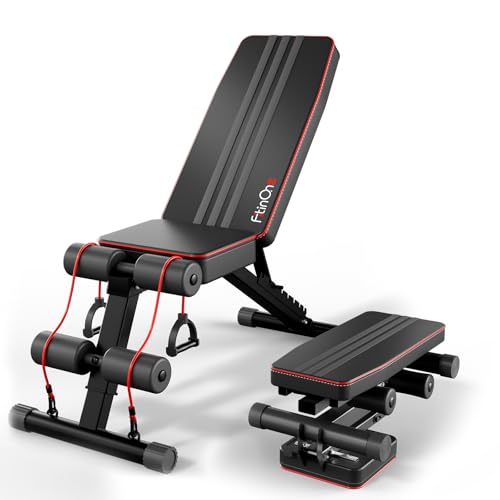 FitinOne Hantelbank Klappbar Verstellbar, Multifunktions Trainingsbank Schrägbank für Ganzkörper-workout, 6 in 1 Fitnessbank für zu Hause oder im Fitnessstudio, 300kg Gewichtskapazität FitinOne Hantelbank Klappbar Verstellbar, Multifunktions Trainingsbank Schrägbank für Ganzkörper-workout, 6 in 1 Fitnessbank für zu Hause oder im Fitnessstudio, 300kg Gewichtskapazität