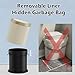 2Pack Automatic Bathroom Trash Can, Touchless Motion Sensor Garbage Can with Lid, Smart Dog Proof Trash Bin, Plastic Wastebasket for Bedroom, Office, Living Room, 2.8 Gallon+3.7 Gallon (Cream White)