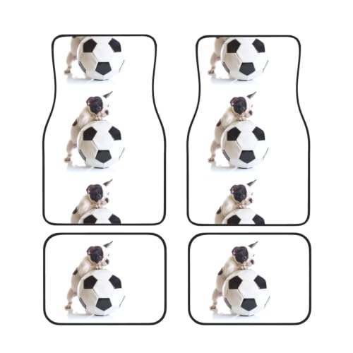 Juego de alfombrillas para coche de neopreno con acabado duradero de bulldog