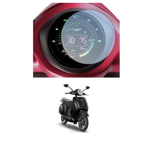 HOBBYTRONICS Digital Console Protector Compatible with Bajaj Chetak EV Speedometer Accessories - (matte finish)