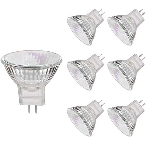 MR11 Halogen Light Bulbs, 20W 12V MR11 GU4 Halogen Spot Bulbs Lamp, Warm White,Pack of 6 Cover