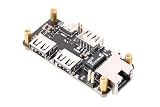 USB Hub Ethernet Hat for Raspberry Pi Zero, 3-Port USB 2.0 Hub + RJ...