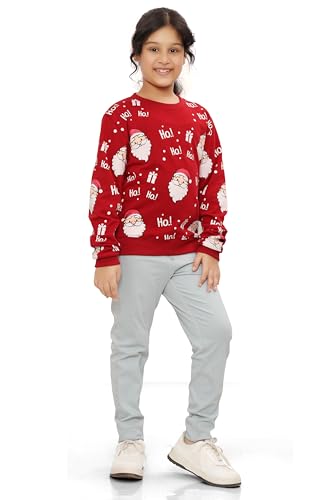 Image of Ninos Dreams Full Sleeves Girls Christmas Sweatshirts