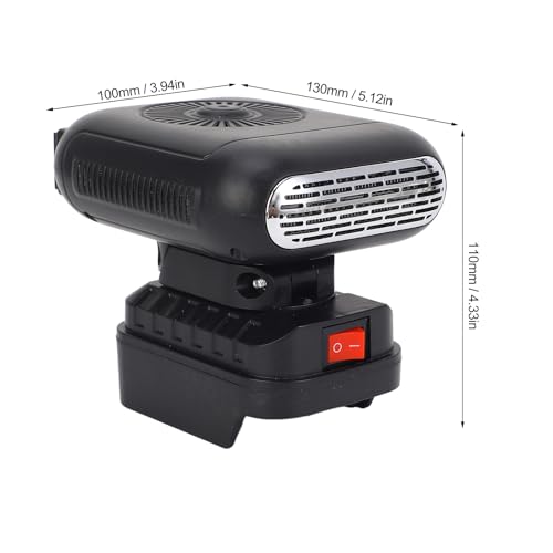 Asixxsix Chauffage d'appoint portable, température réglable de 30℃ à 80℃, chauffage silencieux, chauffage de bureau avec 90° Flip et 2 USB, pour bureau et dortoir