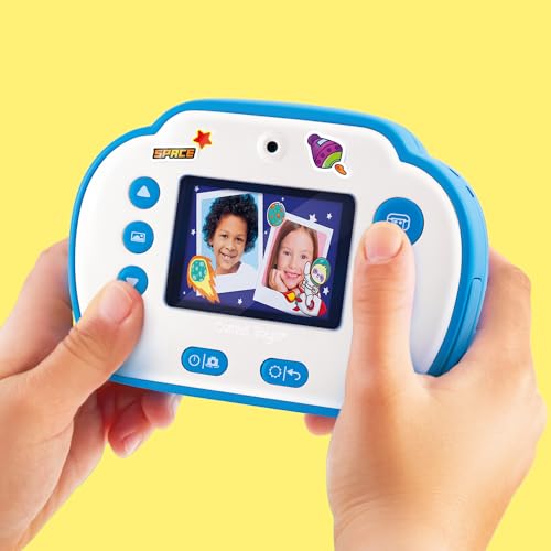 Photo Creator Kids Instant Camera Blue - Print Photos Instantly | Video Recording, Fun Filters, Stickers & Markers for Personalised Creations | Print Over 250 Photos | Ages 4+