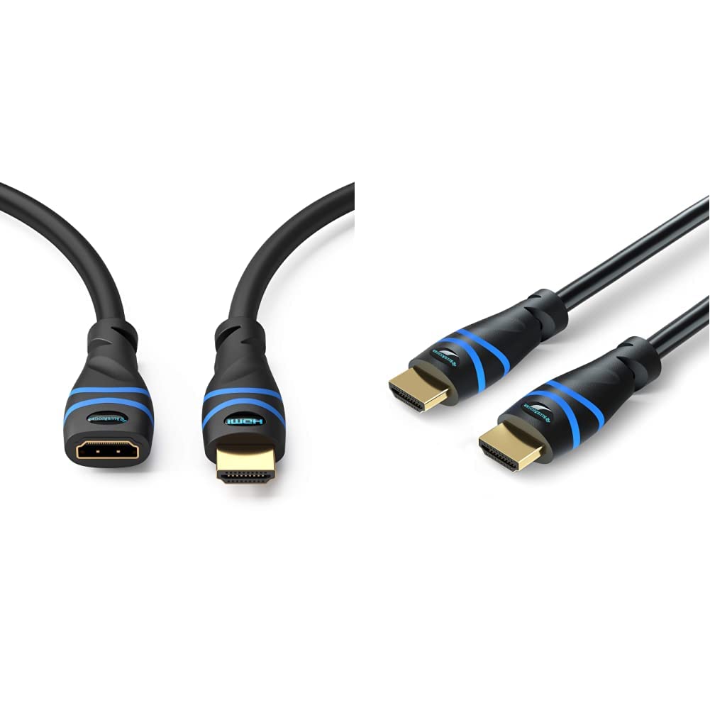 Buy BlueRigger 4K HDMI Extension Cable (Male to Female Extender, Black