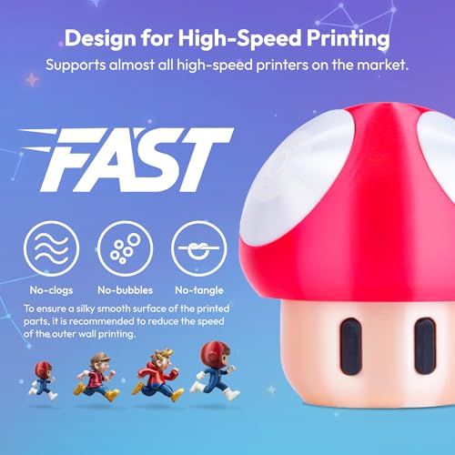 Image of AMOLEN Silk PLA 3D Printer Filament 1.75mm 200g x 4 Spools Bundle, Exclusive Skin /Red /Black /White High Gloss Metallic PLA for Anime Classic Game Hero, Dimensional Accuracy + /- 0.02mm