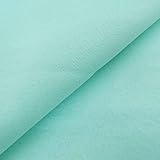 vert opaline rvb  Tissu Molleton Sweat uni Vert opaline x50cm