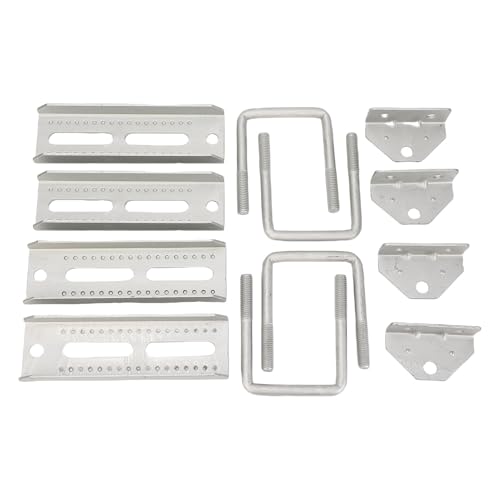 Walmeck Bunk Bunk Bunk Kit Ajustable Ajustable Hardware de Páramo de Hierro Galvanizado de 8 Pulgadas