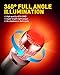 AUXITO Upgraded 1157 2357 LED Bulb Red for Tail Lights Brake Lights Super Bright 2057 2357 7528 BAY15D LED Replacement Light Kit for Tail Stop Brake Signal Running Lights, Pack of 2