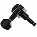 Dopro Black 3 Left 3 Right Locking Guitar Tuners Tuning Keys Machine Heads Korea Made