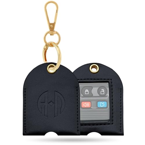 Image of Leather Keys Sleeve for Broken Car Key Loop Replacement, Keychain Cover Cute Protector and Holder for Men, Women