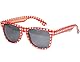 Orlob KOR47577-18 Zubehör Brille, rot-weiß kariert