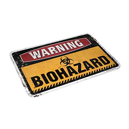 Tapis avertissement de biodanger grand format extérieur