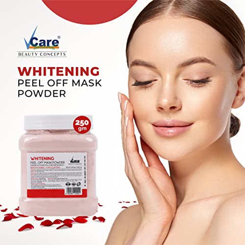 Image of Vcare Jelly Whitening Peel Off Mask For Facials Skincare |Face Mask Powder 250g - Facial Skin Care Product for Women Smoothing, Moisturizing, Cleansing, Refreshing|Suits All Skin Types