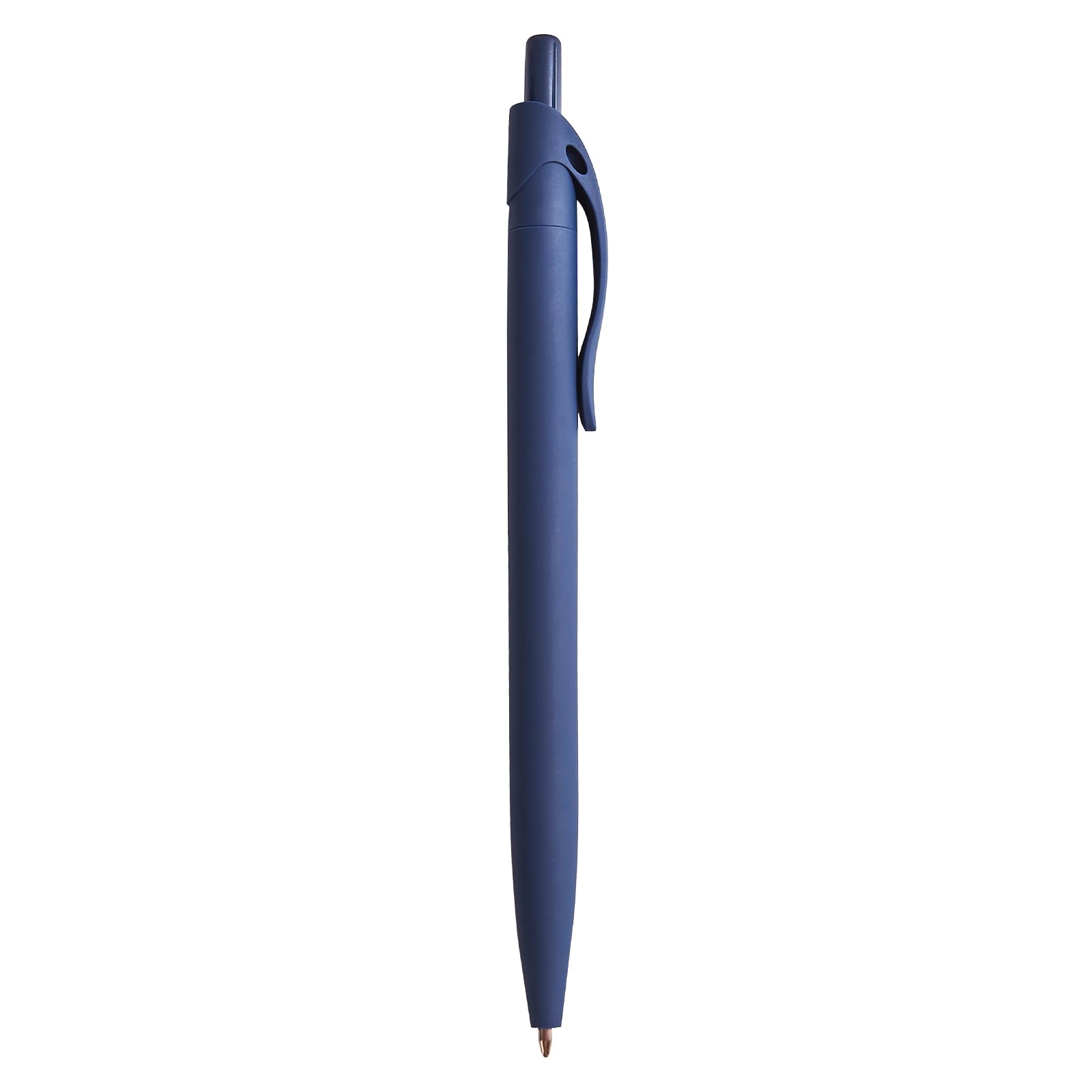 Kugelschreiber, 100 Stück, schwarze Tinte, Großpackung, marineblauer Schaft, Klickstifte für Büro, Zuhause und Schule, einziehbarer Kugelschreiber, mittlere Spitze, 1,00 mm (Marineblau)