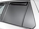 WeatherTech Custom Fit Side Window Deflectors for Ford Explorer ST, Explorer Hybrid, Explorer - (81954IM), Dark Tint