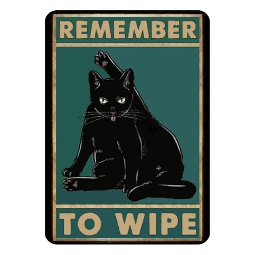 Image of Zesta Bathroom Decor Items Washroom Decor Tin Sign | Aesthetic Posters Wall Poster for Bedroom | Magnetic Cafe Decoration Items / Restaurant Decorations Items | Quirky Home Decor Bar Accent (Bathroom (7))