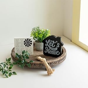 Round Wood Tray for Home Decor, Wooden Decorative Tray for Kitchen Counter Coffee Table Centerpiece Living Dining Room Entryway, 12in Round Beaded Tray for Wedding Easter Thanksgiving, Brown Round Wood Tray for Home Decor Wooden Decorative Tray for Kitchen Counter Coffee Table Centerpiece Living Dining Room Entryway 12in Round Beaded Tray for Wedding Easter Thanksgiving Brown