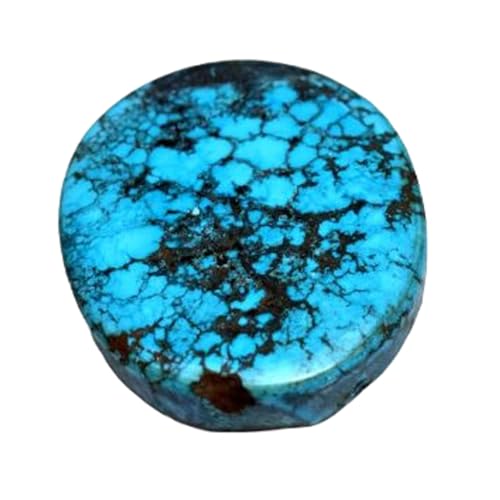 Turquoise naturelle cabochon stable 27mm pour éviter la casse lors du sertissage