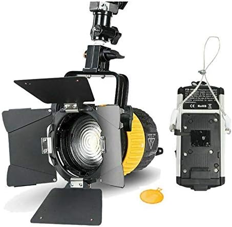 Portable High CRI Bi-color 80W LED Fresnel Spotlight for Camera Video Continuous Light Mount LED FRESNEL Bowens S-Type Softbox, FB800G