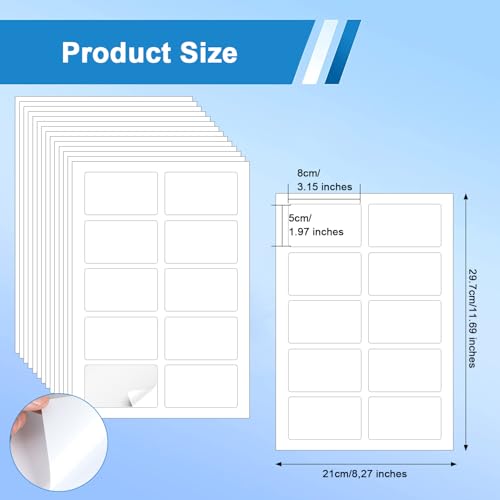 150 Stück Namensetiketten Selbstklebend Namensetiketten Ablösbar,80×50mm Namensschild Textil Bedrucken,Rückstandsfrei Abziehbare Acetatseide Namensaufkleber Etiketten für Schuluniformen,Snackdosen