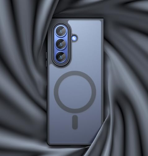 Image of For Galaxy Z Fold 7 Case, Translucent Design, Shockproof, Back Mounted, Magnetic, Compatible with MagSafe, Matte Case, US Military MIL Standards Certified, TPU + PC Material, Lightweight, Simple, No