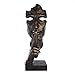 Produktbild Casablanca Skulptur Silence - Kunstharz - Bronze antikfinish - Höhe 100 cm - Gesicht Dekoration - Kunst - Wohnaccessoire - Geschenk